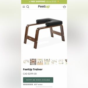 Brand new yoga feet’s up bench